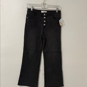 Planet Gold Black wide leg Jeans